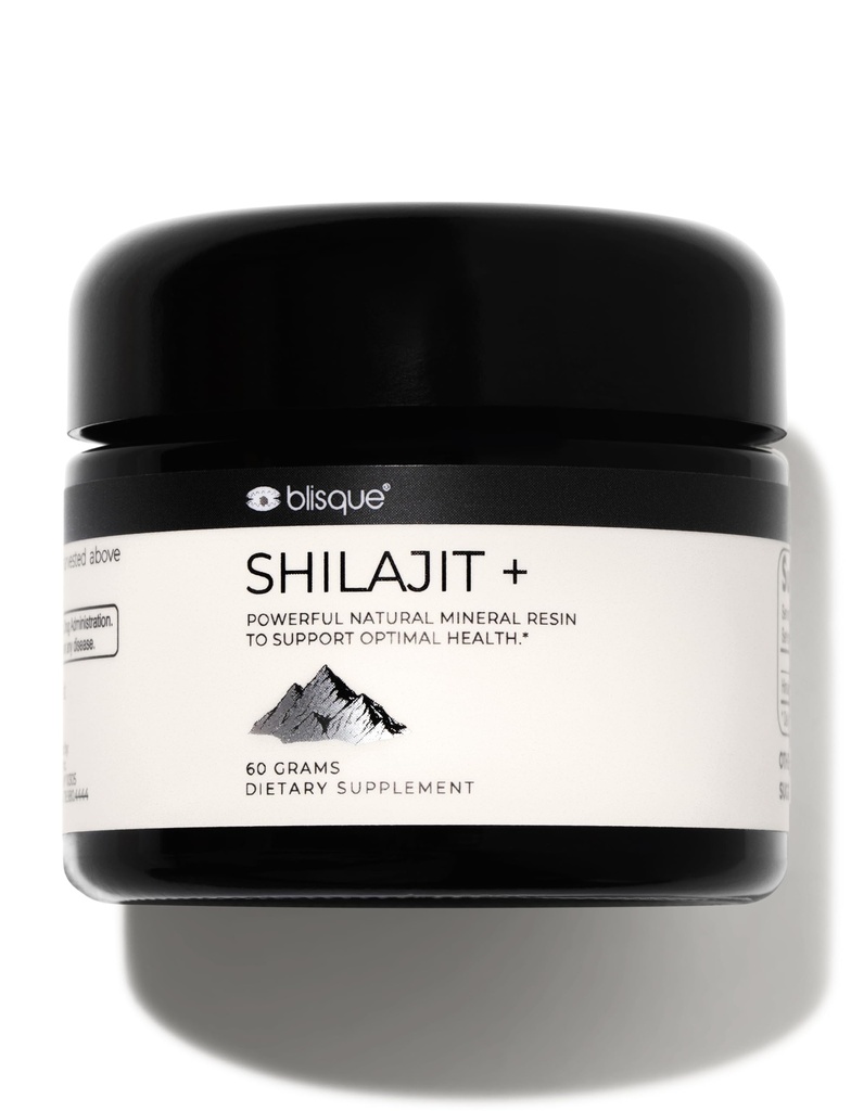Blisque - Pure ההימלאיה אורגנית Shilajit Resin תוסף | Authentic and Natural | Golden Class A | מכיל Fulvic Acid ו- Trace מינרלים
