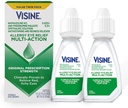 Visine Allergy Eye הקלה Multi-Action Antihistamine & Redness Reliever Eye טיפות עם Pheniramine זכרate & Naphazoline HCl, Eye Drop Treatment for Red, Itchy, Allergy Eyes, 0.5 fl. oz, 2 Packiramine זכרate & Naphazoline HCl, Eye Drop Treatment for Red, Allergy Eyes, 0.5 fl. oz, 2 Pack.