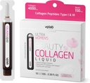 VPLab Ultra Women's Beauty Liquid Collagen - Biotin-Infused Multivitamin Complex with Peptides Type I & III Supplement for Skin, Hair & Nails - Drink Mix for Women Packed with Vitamin B Group,10