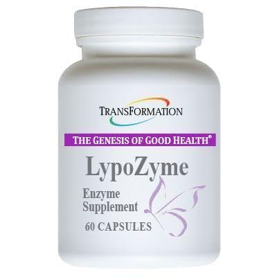 TRANSING THE GENESIS of GOOD HEALTH LypoZyme Enzyme תוסף, Advance Lipase Enzyme Band for Healthy Digestion & Foodsent Absorption, Non-GMO, 60