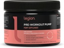 LEGION Pre Workout Pump - Arginine תוסף Boosts Nitric Oxide הפקה - Nitric Oxide Booster מסייע להגביר את כוח ו- Stamina, מקדם את היעילות של Muscular (Unflavored, 30 משרתים)