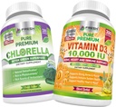 FRESH HEALCARE Chlorella ו ויטמין D3 10,000 IU - Bundle