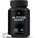 Altitude Assist - Altitude Diseaseness Prevention - הקלה לספורט הרים (Skiing, Snowboarding, מטפס) - Non GMO, טבעוני, Keto - פורמולה עבור Acclimation, Al Diseaseness תוסף על ידי HumanX