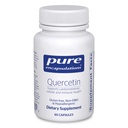 Pure Encapsulations Quercetin - 500 מ"ג - תמיכה חיסונית, בריאות סלולרית ובריאות הלב - תוסף Antioxidant - Gluten Free & Non-GMO - 60 קפסולות