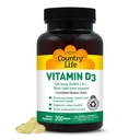המדינה חיים ויטמין D3 5000 IU עבור Immune ו- Bone Health, Calcium Absorption, בריאות קולון - מקור בר קיימא מ Lanolin, זמין בחוזקות שונות