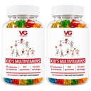 VITA GLOBE Kids Complete Multivitamin Gummies - עם ויטמינים A, C, D, E, B6 & B12 | Daily Immune, growth & Wellness Support