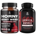 Bundle of Hory Goat Weed Extract Complex for Men and Women Enhanced Energy and Stamina and Extra Power טסטוסטרון Booster for Men forשרירים Enlargement Sta and Powermina
