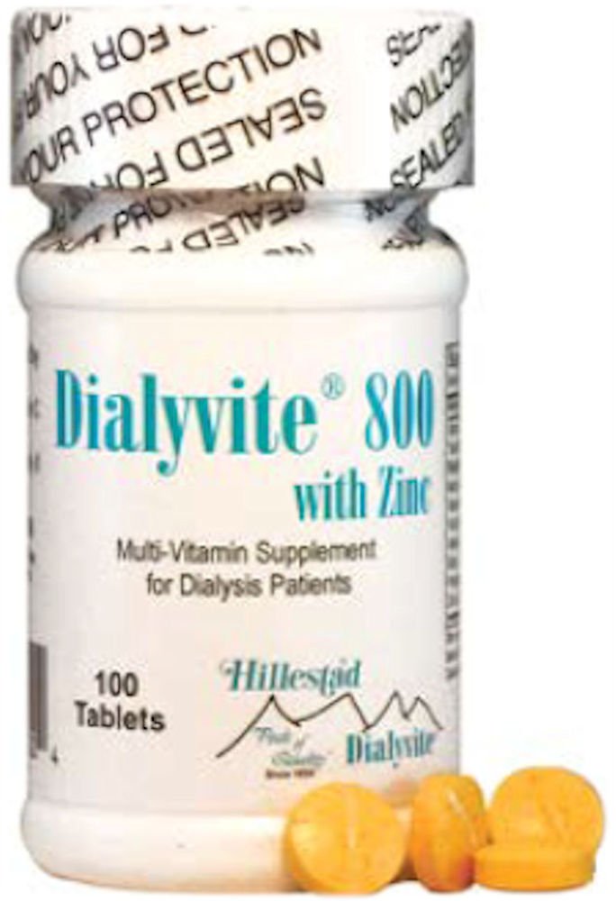 Dialyvite 800 with Zinc 50 מ"ג - 100 טבליות