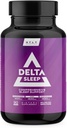דלתא ישן על ידי HTLT | תוספת שינה מקיפה עם Ashwagandha, Melatonin, 5-HTP ו- GABA | L-theanine & Magnesium Glycinate כדי לשמור על רמות GABA | ולריאן שורש לשינה (90 קפסולות)
