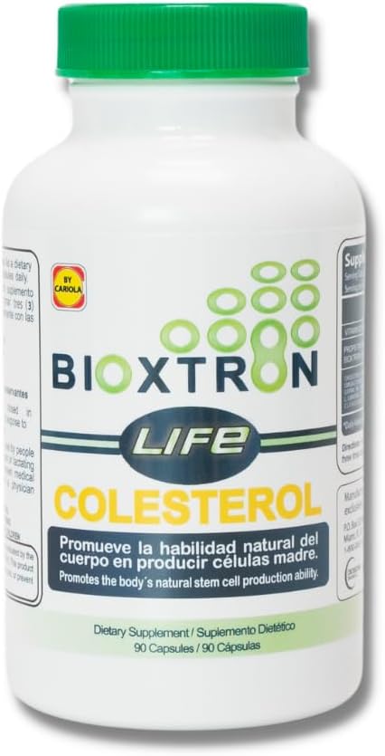 Bioxtron Life Cholesterol Natural AFA Stem Cell תוסף - Stem Cell הפקה - תמיכה במערכת החיסון - תמיכה ברמת כולסטרול - תמיכה משותפת ושרירים - 90 Caps
