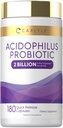 Carlyle Acidophilus Probiotic for Women & Men's Digestive Health | 2 מיליארד CFU | 180 קפסולות שחרור מהיר | Non-GMO & Gluten Free