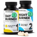 יום הכיפורים & Night Burner תוספים, גלולות לנשים / גברים עם Inulin, L-carnitine, Coenzyme Q 10, Grain of Paradise ועוד, קולון Broom 60 קפסולות טבעוניות Per Container