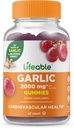 חייגמי Garlic - 2000 מ"ג - גדול Tasting טבעי חניכיים תוסף ויטמין - Gluten חינם, Vegetarian, GMO חינם צ'ואו - עבור מבוגרים 90 חניכיים