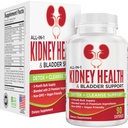 Kidney & Bladder (3-Month) בריאות תמיכה תוספי מזון | All-in-1 Urinary Tracts עם 21 Active Ingredients