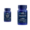 שיער מורחב לחיים, Skin & Nails Collagen Plus פורמולה עם ויטמין D3 5000 IU - מקדם קולגן, Keratin, Bone, Brain, Immune & Nail Health - 120 Count & 60 Softgels