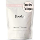 חדש - Creatine + Collagen עבור נשים - תומך Lean שרירים צמיחה ופיתוח, Booty Gain, אנרגיה ושיקום - 5g Creatine Monohydrate Plus 5000mgagen פפtides Combo - Unflavored, 30 משרתות