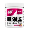 GAT SPORT Nitraflex Advanced Pre-Workout אבקת, מגביר את זרימת הדם, Boosts כוח ואנרגיה, משפר את ביצועי התרגילים, גברים ונשים (Fruit Punch, 30 משרתים)
