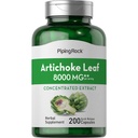 Piping Rock Artichoke לחלץ קפסולות 8000 מ"ג | 200 גלולות | Non-GMO & Gluten Free תוסף