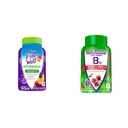 Vitafusion סיבים + Probiotics Gummies למבוגרים 60 ספירה תוספת ויטמין B12 חניכיים ויטמינים עבור אנרגיה metabolism תמיכה 90 הרוזן