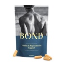 BOND Vitality - All-in-One Male Fertility Supplement - קונספט עבורו, תוספי פוריות לגברים, תוספת בריאות גברית - CoQ10, ויטמינים B12, C, D & E, Catalase, Selenium - 120 קפסולות