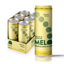 Melo Sparkling Kava Drink, בננה Cream, סוכר ללא אלכוהוליסטים עם Zero Calories, Gluten Free, Vegan, 100% Natural Mocktail עם 100mg Kava Root לשתייה, 6 Pack, 12 oz Cans