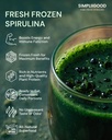 Spirulina Cubes - חלבון גבוה, ויטמין-Rich Superfood with Natural Flavor - טבעוני, Gluten-Free Foodsent Powerhouse Spirulina Pods עבור Smoothies (1.680, קילגרם)