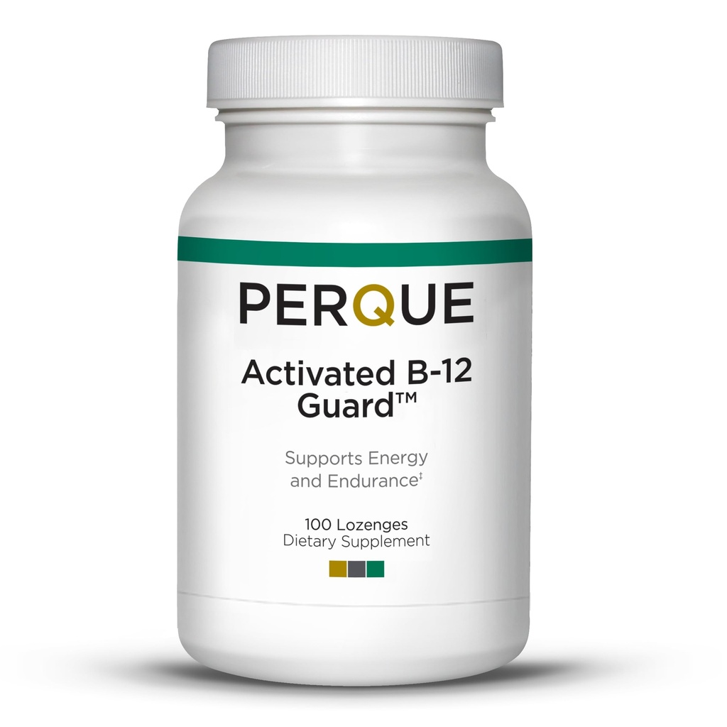 Perque מופעל B-12 Guard (2000 mcg, 100 lozenges)