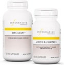 Integrative Therapeutics Bundle עם Active B-Complex, 60 קפסולות ו- HPA הסתגלות, 120 קפסולות טבעוניות - Active B-Complex כדי לתמוך במטבוליזם אנרגיה - HPA הסתגלות לתמיכה בתגובה ללחץ בריא