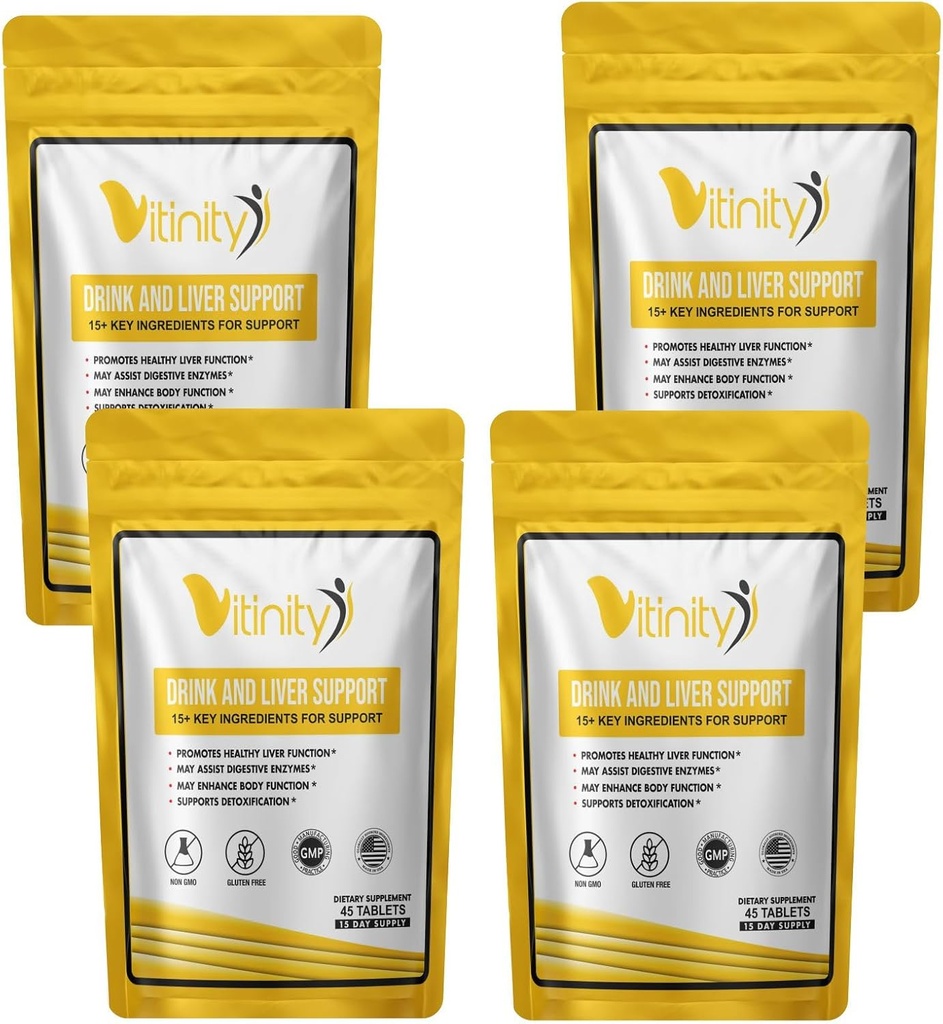 Anti Drink Support Supplement-15+Key Ingredients for Craving Support,Liver Health,Kudzu, Milk Thistle,Holyזיל,DHM, All Natural Cleanse,Grad Reduction, natrient Replenisher Tablets(60 ימים)