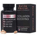 Bella Vérité Daily Collagen Supplement for Women & Men - ויטמינים חיוניים עבור מתחם לנוער, רדנט מורכבות ובריאות כללית - תמיכה Glowing & Smooth Skin, להפחית Wrinkles & יבשה (60 קפסולות)