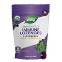 דרכו של הטבע Sambucus Zinc Lozenges עם Elderberry ויטמין C, Peppermint פלמורד, 24 Lozenges