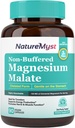 Magnesium Malate, Chelated Form, Highly Absorbable, non-Buffered, Gentle על Stomach, עבור מבוגרים וילדים, דוזה גמישה, ייצור אנרגיה, פעילות עצבית ושרירים, 90 קפסולות טבעוניות טבעוניות