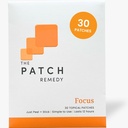 The Patch Remedy Focus Patch | גינקו בילובה, Acetyl-L-Carnitine, Bacopa, Magnesium L-Threonate, Green Tea | 30 Patches