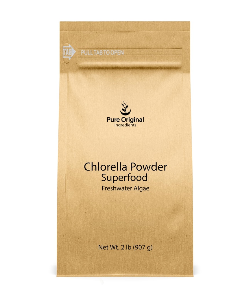אבקת Chlorella (2 lb) Superfood, Freshwater Algae, Natural Natural