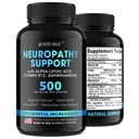 נוירופתיה תומכת ב- Natural Nerve Discomfort Relief - Made in USA - Nerve Antioxidant for Trigeminal Neuralgia, Diabetic & Peripheral Neuropathy - Hands, Neck, Feet & Toes Treatment Formula - 60 Capsance
