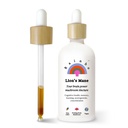 Rainbo - Lion's Mane Mushroom Tincture - אלכוהול חינם - תוספת כפולה לחלץ Mushroom - תמיכה מוחית, מיקוד, זיכרון, תוספת של אריה נוזלי, טבעוני, Non GMO, 3.4 fl oz