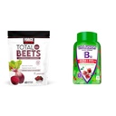 Power Factor Total Beets Chews with Beetroot & Grapeseed Extracting Plus Vitafusion B12 חניכיים, 90 Count Cherry Flavor