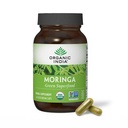 OrganIC INDIA Moringa כמוסות אורגני - Moringa תוסף - ירוק Superfood, Moringa Leaf קפסולות, סופר ירוק טהור, ירוק טבעוני, ה- Multivitamin, טבעוני, Gluten-Free - 60 קפסולות