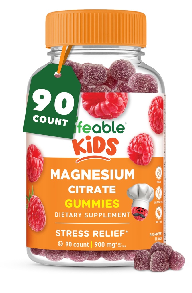 מגנזיום חניכיים לילדים | 900mg Magnesium Citrate