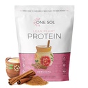 One Sol Lean Plant-מבוסס אבקת חלבון, Pea & Brown Rice, Low Carb, Vegan Friendly - Gluten, Lactose, & Soy Free - No added Sugar, non-GMO, תזונה נקייה, No Bloating (Horchata)