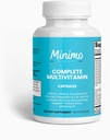 מלא Multivitamin + Immunity Boost, 60 קפסולות, צד שלישי נבדק, תוספת יומית לגברים, נשים, מבוגרים, Gluten Free, non-GMO, 30 משרתים