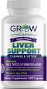 גדל ויטמין Liver ניקוי דיטוקס קפסולות w / Unique Band of Milk Thistle, Artichoke & Dandelion Extract - Liver Supplement כולל Turmeric, Beetroot & Choline - 60 קפסולות