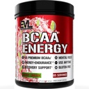 EVL BCAAs Amino Acids Powder - BCAA Energy Pre Workout Powder for Muscle Recovery Lean Growth and Endurance - Rehydrating Post Workout Recovery Drink with Natural Caffeine - Cherry Limeade