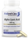 מטופל אחד Alpha Lipoic Acid (ALA) 600 מ"ג | תוסף Antioxidant לתמיכה ב- Nerve and Liver Health *