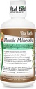 Vital Earth מינרלים Humic מינרלים - תוסף Fulvic Acid עם 70+ Trace מינרלים, אלקטרוליטים עבור Recovery & Balance, 32 Oz + 1 Oz Cup