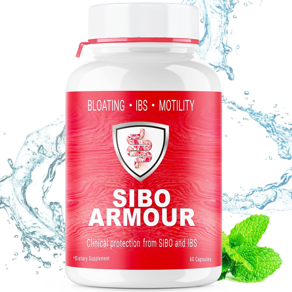 SIBO | IBS Relief (Clinical Class Treatment) Bloating, Diarrhea, Leaky Gut, Gas | נדחה Peppermint | תוספת יעילה בתסמונת Bowel & Small Intestine Bacteria Overgrowth
