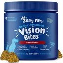 Zesty Paws עין תוסף לכלבים - תמיכה בראייה עם Antioxidants & אומגה 3 חומצות שומן - 90 Chews