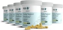 Resbiotic ResB Lung תמיכה Probiotic תוסף בריאות Lung for Smokeers, Gut Health, Immune Support, Respiratory Care, Holyזיל, Turmeric, Clinically Trialed - 360 קפסולות (6 בקבוקים)
