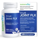 NatureCity True-Joint FLX תוסף פורמולה (120 קפסולות) | TamaFlex, NEM Eggshell Membrane, Levagen+ PEA & CuberUp | תומך נוחות משותפת, גמישות, ניידות, פונקציונליות ו Cartilage Health Health