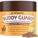 חיות מחמדמונט באדי שמירה על Lumps ו Bumps, Lipoma for Dogs & Cats, פטנט Pending אורגני 8 Mushroom אבקת בלגן כלב טבעי Probiotic & Immune Support Chaga, Reishi, Lion's Mane, טורקיה Tail Mushroom